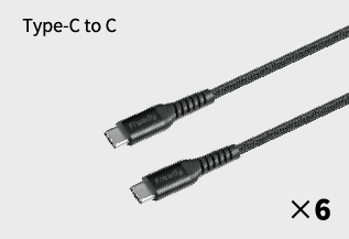 Type-C to C ×6